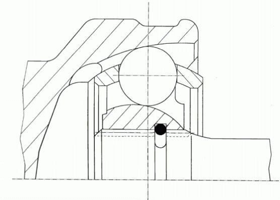 LÖBRO, Jeu de joints, arbre de transmission