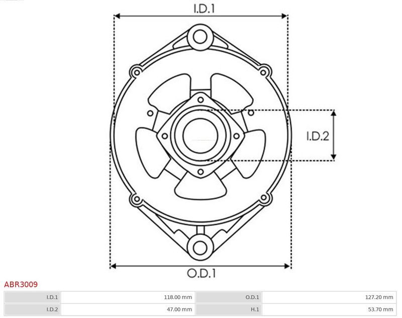 AS-PL, Fixation, bride de transmission d’alternateur