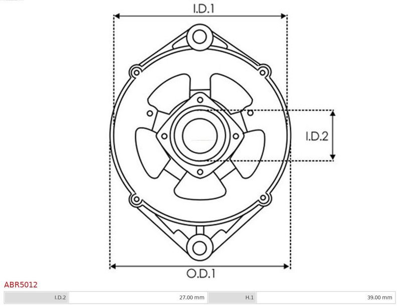 AS-PL, Fixation, bride de transmission d’alternateur