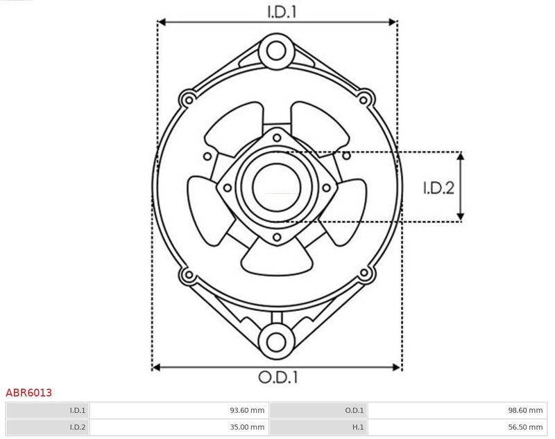 AS-PL, Fixation, bride de transmission d’alternateur