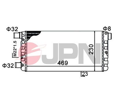 JPN, Radiateur, refroidissement du moteur