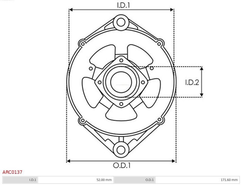 AS-PL, Fixation, bride de transmission d’alternateur