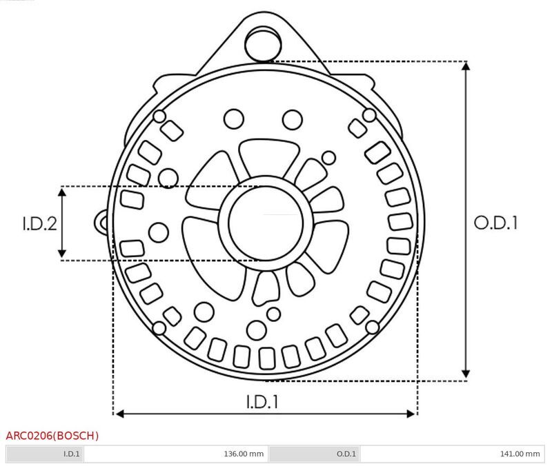 AS-PL, Fixation, bride de transmission d’alternateur