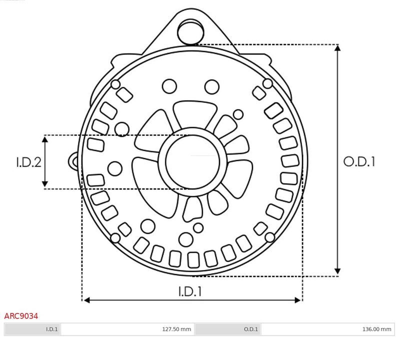 AS-PL, Fixation, bride de transmission d’alternateur