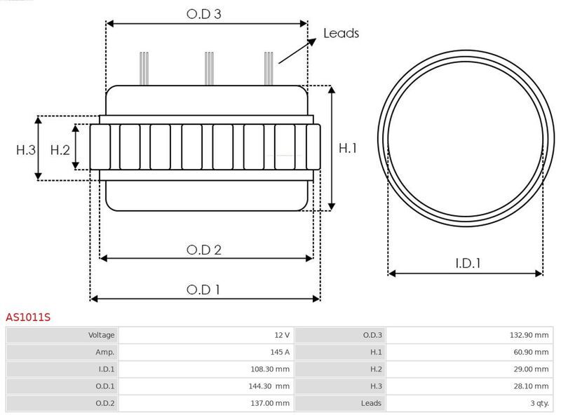 AS-PL, Stator, alternateur