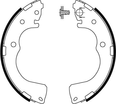 TRW, Jeu de mâchoires de frein