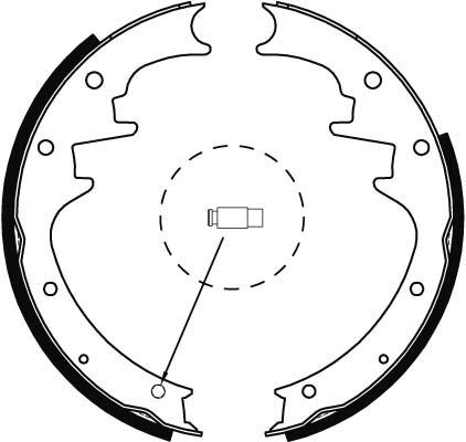 TRW, Jeu de mâchoires de frein