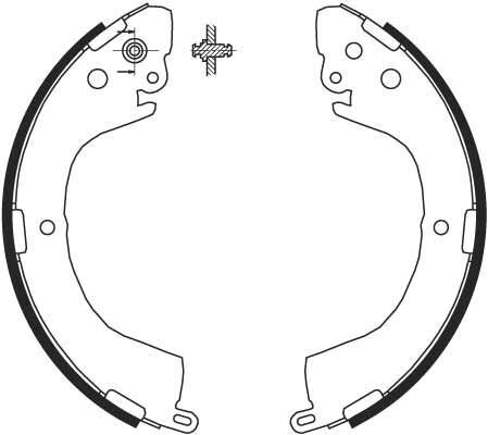 TRW, Jeu de mâchoires de frein