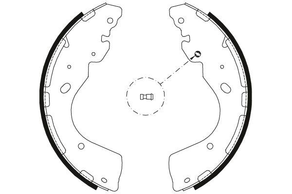 TRW, Jeu de mâchoires de frein