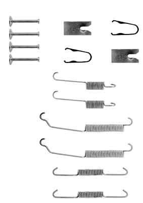 TRW, Kit d'accessoires, mâchoire de frein