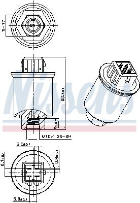 NISSENS, Pressostat, climatisation