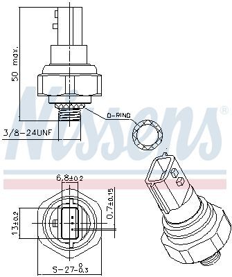 NISSENS, Pressostat, climatisation