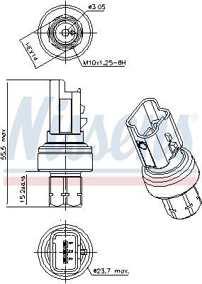 NISSENS, Pressostat, climatisation