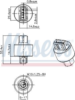 NISSENS, Pressostat, climatisation