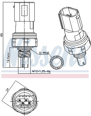 NISSENS, Pressostat, climatisation