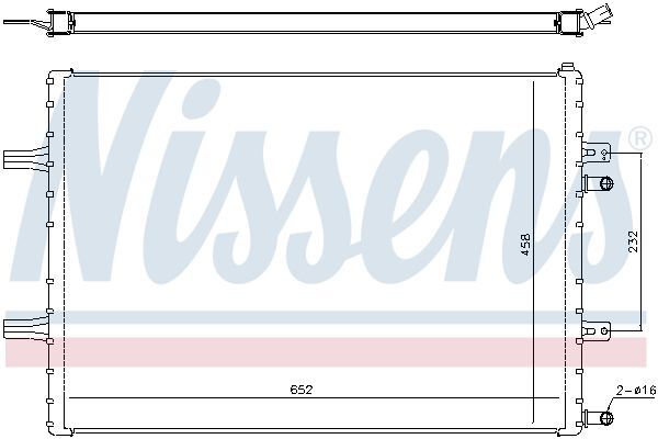 NISSENS, Radiateur basse température, intercooler