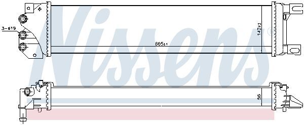NISSENS, Radiateur basse température, intercooler
