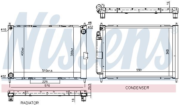 NISSENS, Module de refroidissement