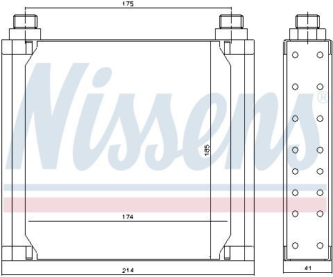 NISSENS, Radiateur d'huile