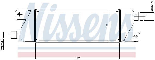 NISSENS, Radiateur d'huile