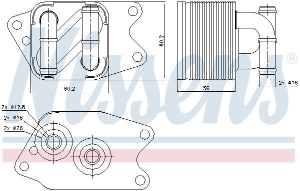 NISSENS, Radiateur d'huile de boîte automatique