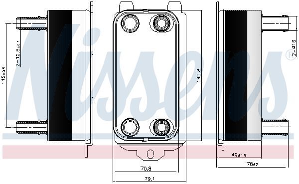 NISSENS, Radiateur d'huile de boîte automatique