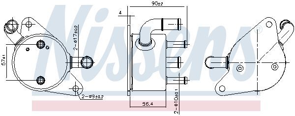 NISSENS, Radiateur d'huile de boîte automatique