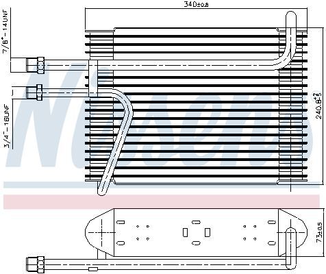 NISSENS, Évaporateur climatisation