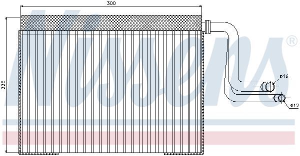 NISSENS, Évaporateur climatisation