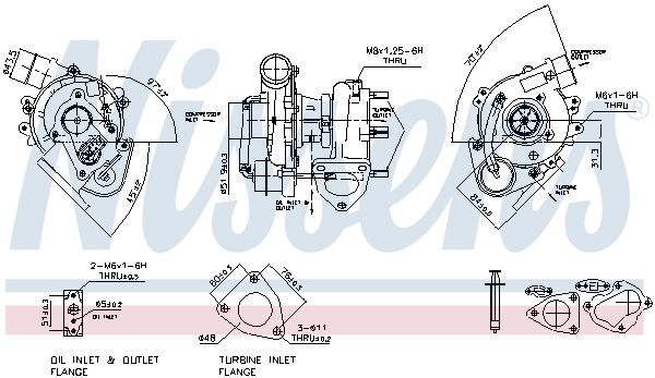 NISSENS, Turbocompresseur, suralimentation