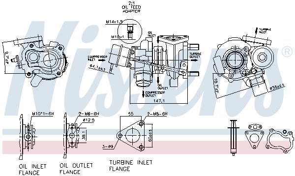 NISSENS, Turbocompresseur, suralimentation