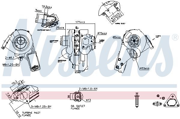 NISSENS, Turbocompresseur, suralimentation