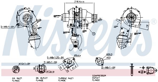 NISSENS, Turbocompresseur, suralimentation