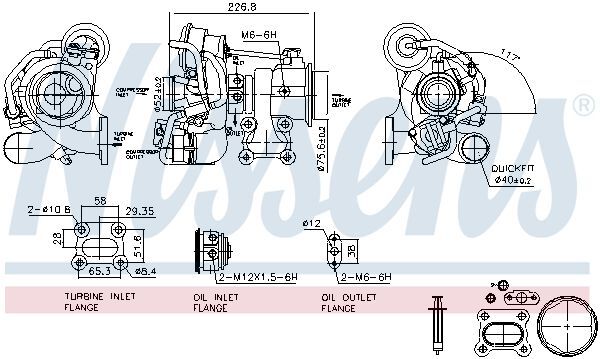 NISSENS, Turbocompresseur, suralimentation