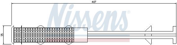 NISSENS, Filtre déshydratant, climatisation