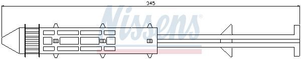 NISSENS, Filtre déshydratant, climatisation