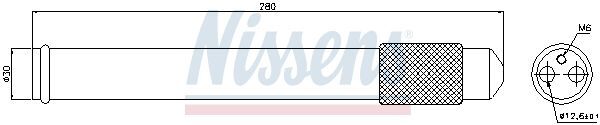 NISSENS, Filtre déshydratant, climatisation