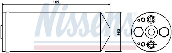 NISSENS, Filtre déshydratant, climatisation