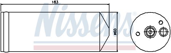 NISSENS, Filtre déshydratant, climatisation