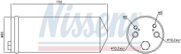 NISSENS, Filtre déshydratant, climatisation