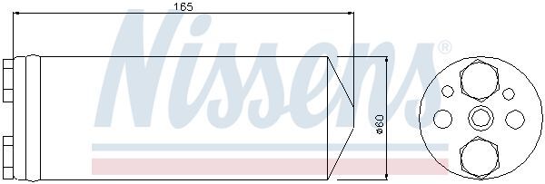 NISSENS, Filtre déshydratant, climatisation