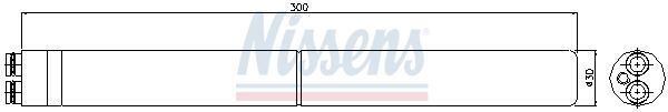 NISSENS, Filtre déshydratant, climatisation