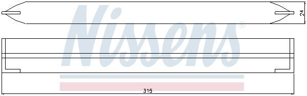 NISSENS, Filtre déshydratant, climatisation