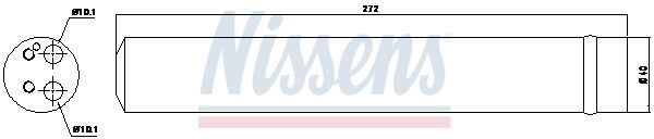 NISSENS, Filtre déshydratant, climatisation