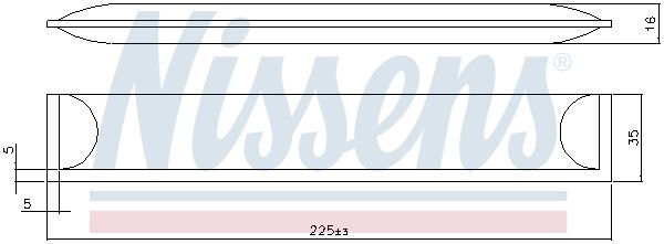 NISSENS, Filtre déshydratant, climatisation