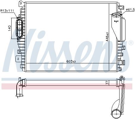 NISSENS, Intercooler, échangeur