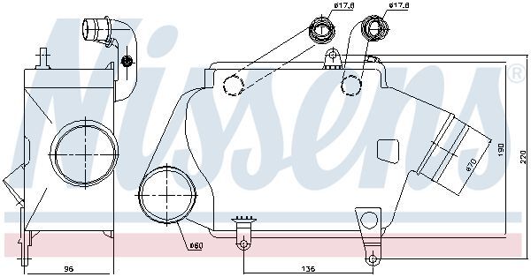 NISSENS, Intercooler, échangeur