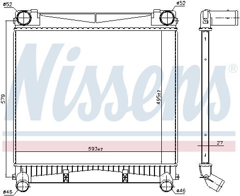 NISSENS, Intercooler, échangeur