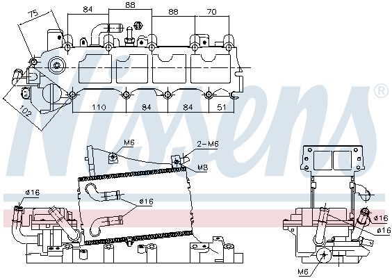 NISSENS, Intercooler, échangeur