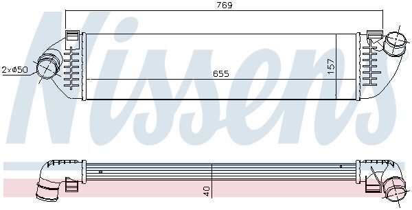 NISSENS, Intercooler, échangeur